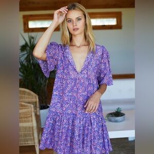 Emerson Fry Isla Dress - Wildflower Organic Size M/L